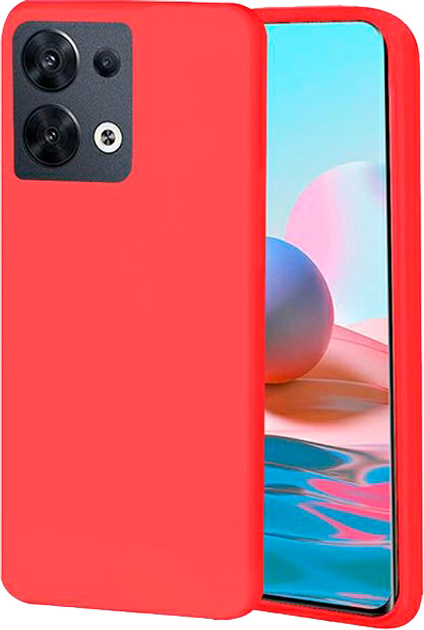 Панель Beline Candy для Oppo Reno 8 Red (5905359816096) - зображення 1