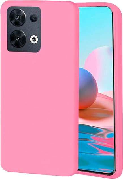 Панель Beline Candy для Oppo Reno 8 Light Pink (5905359816119) - зображення 1