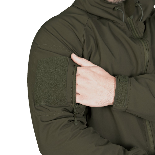 Тактична куртка Camotec CM Stalker SoftShell Олива 3XL - зображення 2