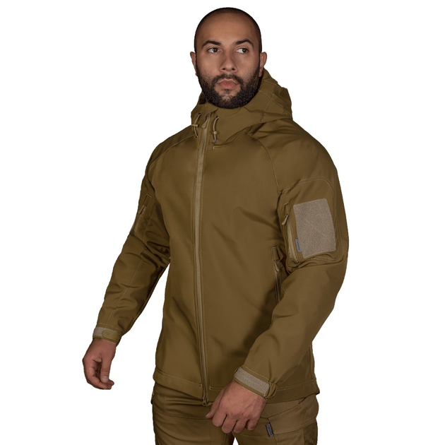 Тактична куртка Camotec CM Stalker SoftShell Койот 2XL - зображення 2