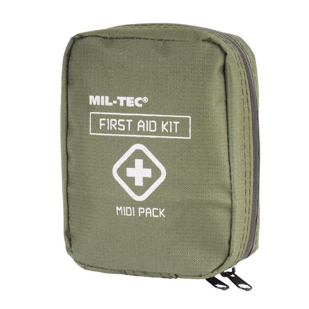 Аптечка першої допомоги MIL-TEC Midi Pack Olive - зображення 1