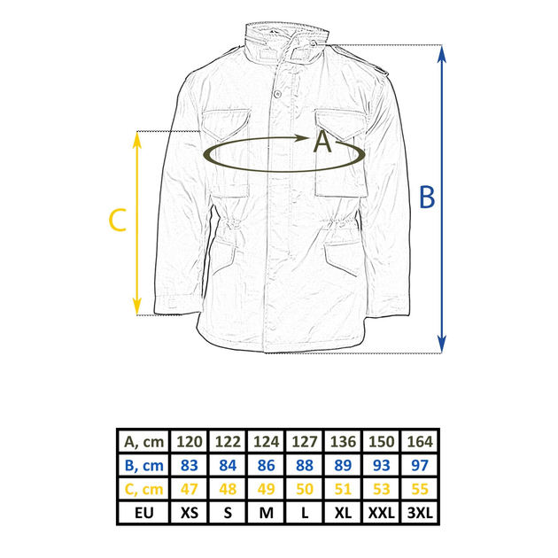Куртка з підстібкою Us Style M65 Field Jacket With Liner Олива M - зображення 2