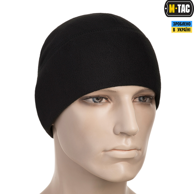 M-Tac шапка Watch Cap Elite фліс (270г/м2) Black L - зображення 1