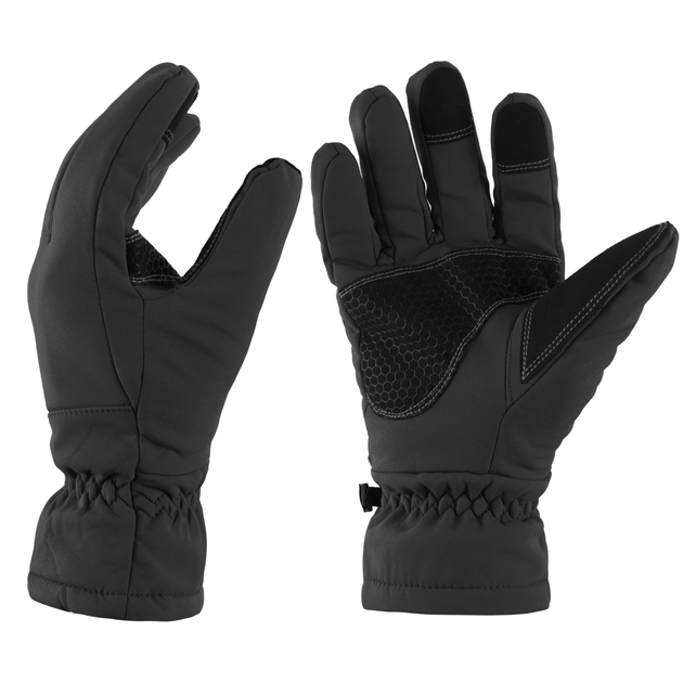 Перчатки сенсорные зимние SoftShell Черные M - изображение 1