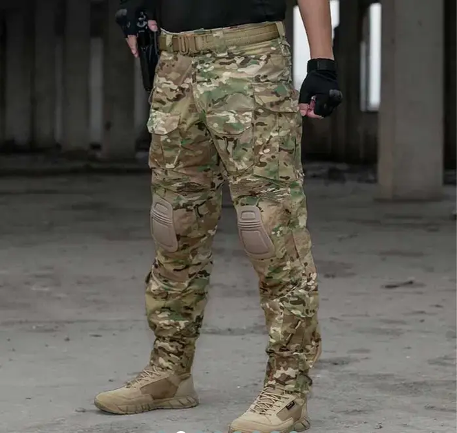 Тактические мужские штаны Idogear G3 с наколенниками Мультикам M (9002880) Kali - изображение 2