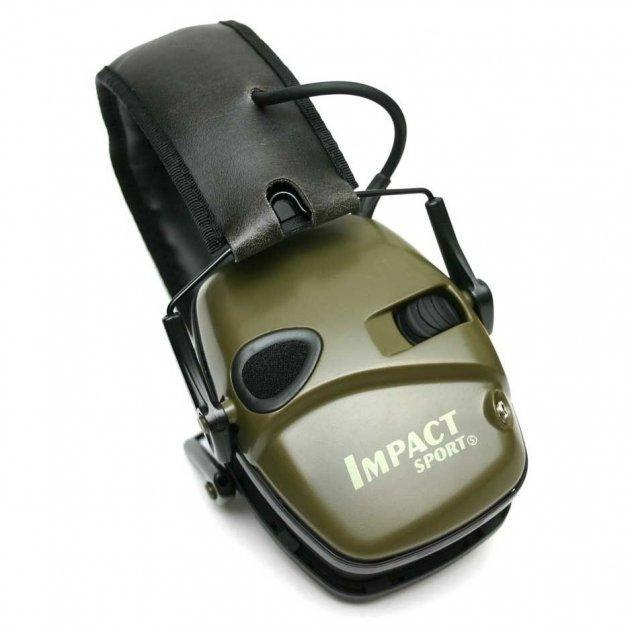 Тактичні навушники Howard Leigh Honeywell Impact Sport Оливковий (32199) Kali - зображення 2