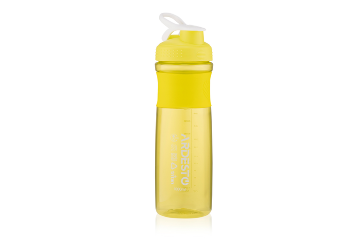 Спортивная бутылка для воды Ardesto Smart bottle 1л Желтый (AR2204TZ ...