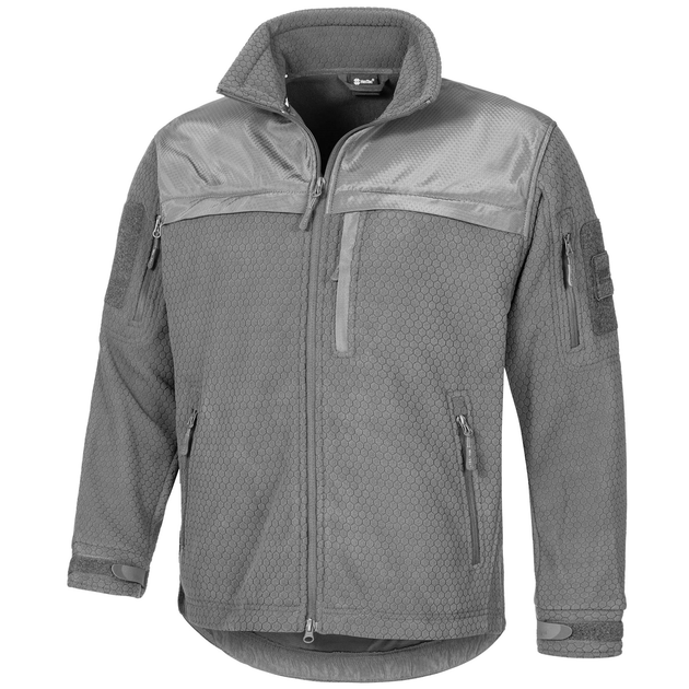 Кофта флисовая MIL-TEC Elite HexTac Urban Grey 3XL - изображение 1