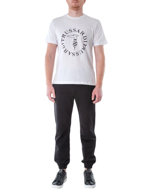Штани спортивні чоловічі TRUSSARDI JEANS (52P00253-1T005813-K299/22) Чорний M - изображение 2