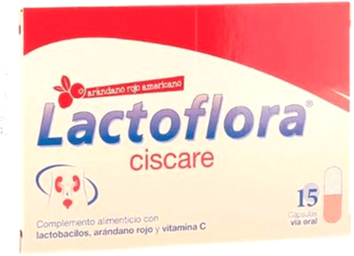 Пробіотик Lactoflora Ciscare Con Arándano Rojo Americano 15 капсул (8470001933881) - зображення 1