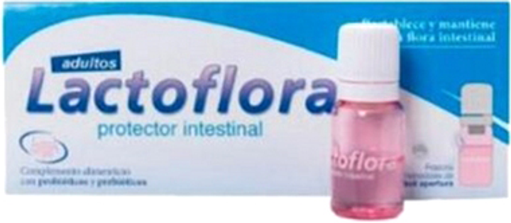 Probiotyk Lactoflora Protector Intestinal Adultos 10 Frascos (8470001929181) - obraz 1