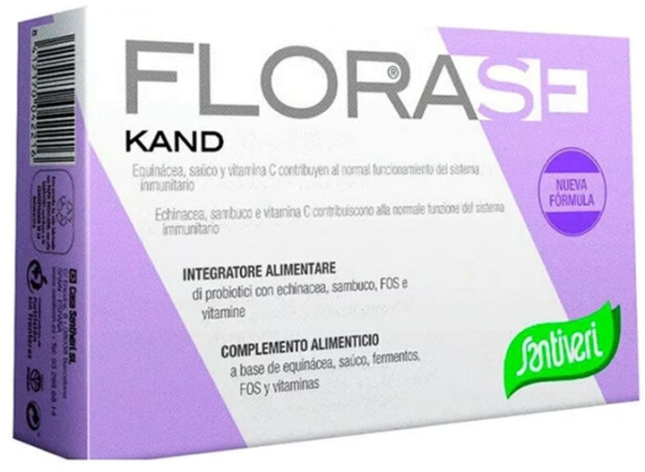 Suplement diety Santiveri Florase Kand 40 Capsules (8412170031968) - obraz 1