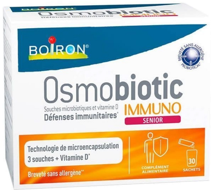 Пробіотики Boiron Osmobiotic Immuno Senior 30 пакетиків (8470002056923) - зображення 1