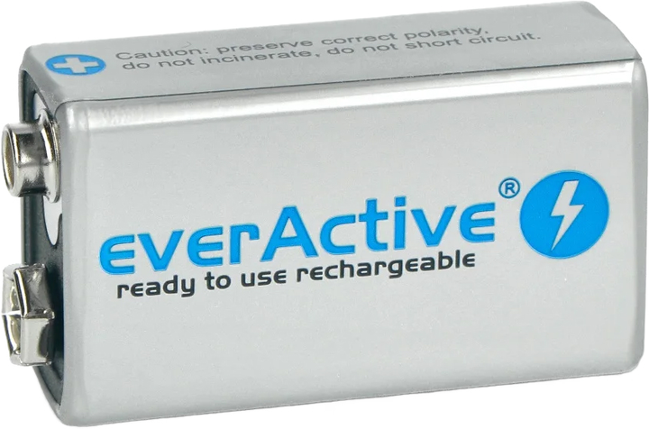 Akumulatorek everActive 6F22/9V NI-MH 250 mAh 1 szt. Ready-to-use (EVHRL22-250) - obraz 3