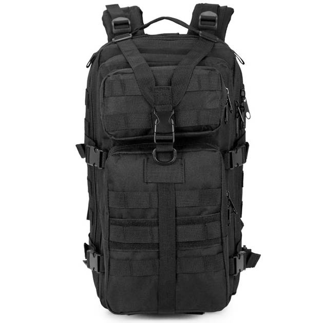 Тактичний штурмовий рюкзак Lesko M06G 35л Black - зображення 2