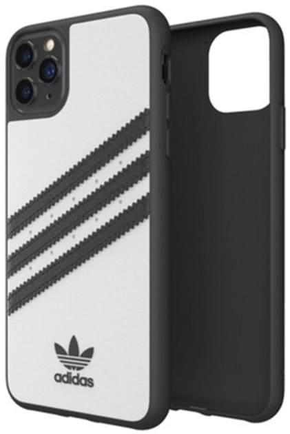 Etui plecki Adidas OR Moulded Case Basic do Apple iPhone 11 Pro Max White-black (8718846070867) - obraz 1