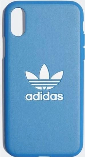 Панель Adidas OR Moulded Case Basic для Apple iPhone X/XS Блакитно-Білий (8718846062145) - зображення 1