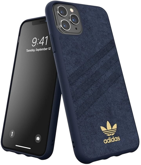 Etui plecki Adidas OR Moulded Case do Apple iPhone XS Max Collegiate royal (8718846068994) - obraz 1