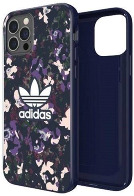 Etui plecki Adidas OR SnapCase Graphic do Apple iPhone 12/12 Pro Lilac (8718846084307) - obraz 1