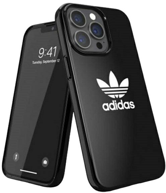 Etui plecki Adidas OR SnapCase Trefoil do Apple iPhone 13/13 Pro Black (8718846095570) - obraz 1