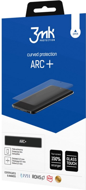 Захисне скло 3MK ARC+ Fullscreen для OnePlus 7T Pro (5903108350877) - зображення 1