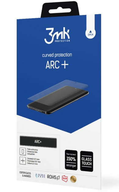 Захисне скло 3MK ARC+ Fullscreen для Realme 7 Pro (5903108351492) - зображення 2