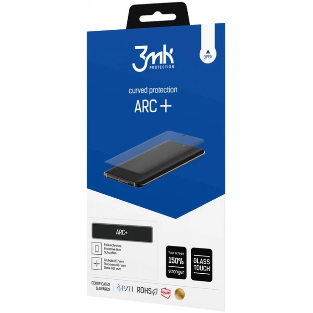 Захисне скло 3MK ARC+ Fullscreen для Xiaomi Mi Note 10 Lite (5903108353175) - зображення 3