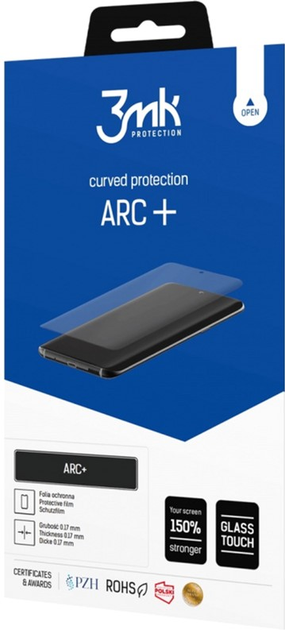 Захисне скло 3MK ARC+ Fullscreen для Xiaomi Mi Note 10 Lite (5903108353175) - зображення 1