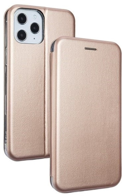 Etui z klapką Beline Book Magnetic do Apple iPhone 12/12 Pro Rose gold (5903657575066) - obraz 1