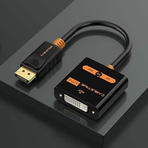 Перехідник Сabletime DisplayPort - DVI, 0.2m, v2.0 (1920*1080p)/60HZ (CP24B) - изображение 2