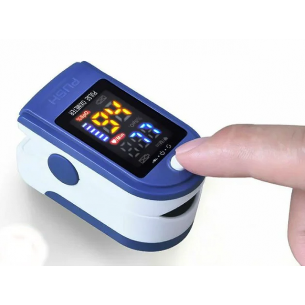 Портативний пульсометр оксиметр на палець Pulse Oximeter LK87 - зображення 3
