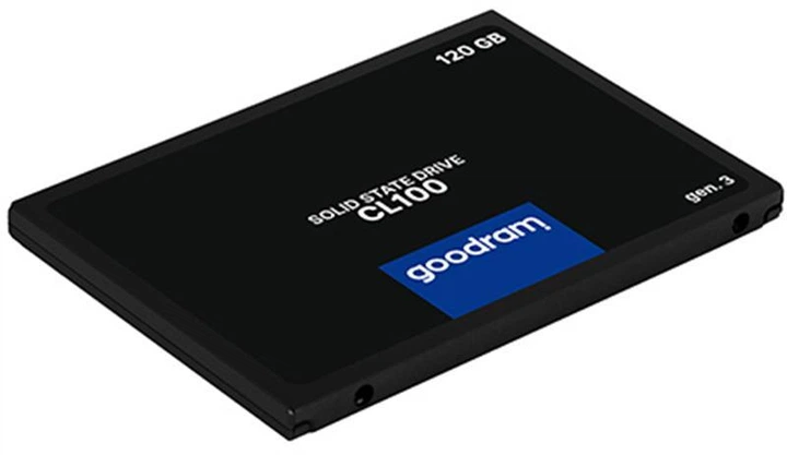 Накопичувач SSD 120GB GOODRAM CL100 GEN.3 2.5" SATAIII TLC (SSDPR-CL100-120-G3) - Фото 4 Накопичувач SSD 120GB GOODRAM CL100 GEN.3 2.5" SATAIII TLC (SSDPR-CL100-120-G3) - изображение 4