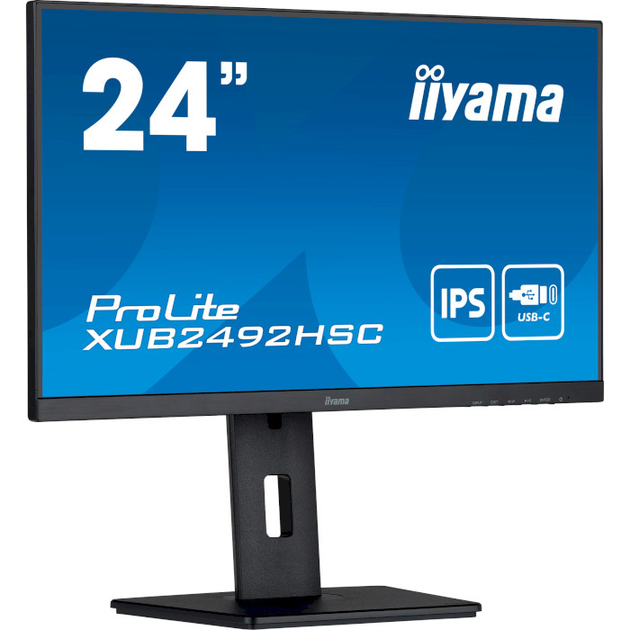 Монитор ЖК 23.8" Iiyama XUB2492HSC-B5 IPS 1920х1080 75Гц безрамочный ...
