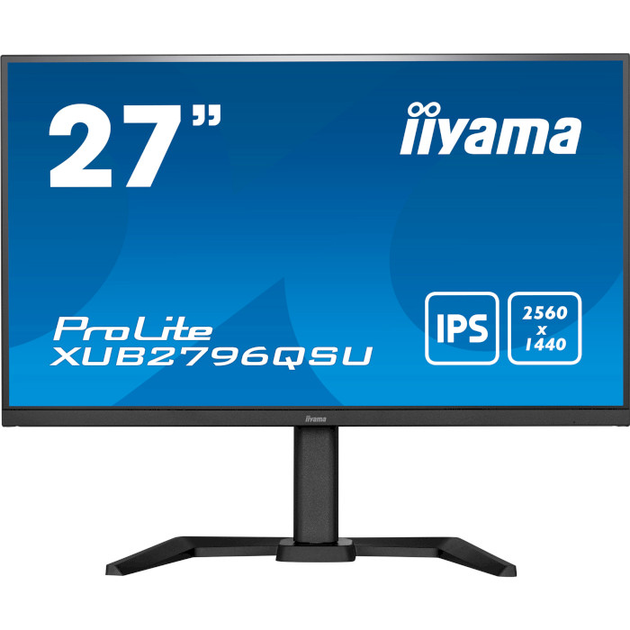 Монитор 27" IPS Iiyama XUB2796QSU-B5 безрамочный/поворотный экран ...