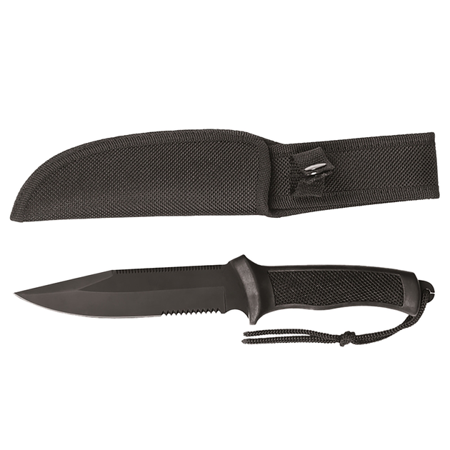 Нож боевой MIL-TEC Combat Черный - изображение 2