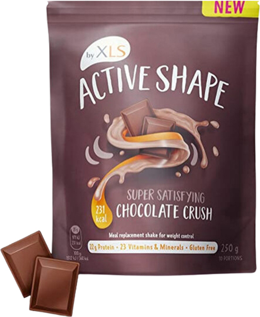 Розчинний напій XLS Medical Active Shake Chocolat Shake 250 мг (5400951990477) - зображення 1