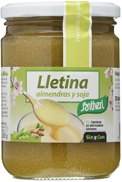 Pasta migdałowa Santiveri Lletina Almond & Soya 500g (8412170007253) - obraz 1