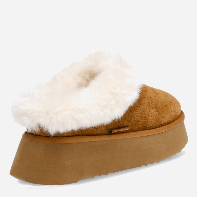 Śniegowce mukluki damskie z futerkiem Steve Madden Chaplin Slide SM11002735-839 41 26.2 cm Brązowe (8720857267037) - obraz 3