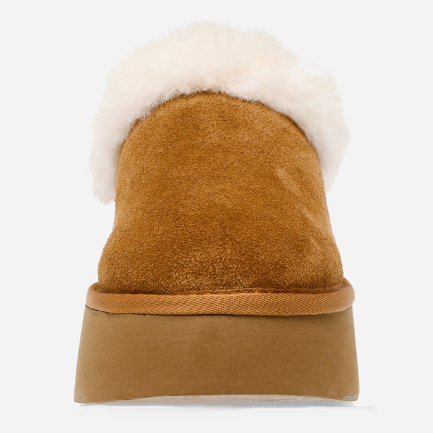 Śniegowce mukluki damskie z futerkiem Steve Madden Chaplin Slide SM11002735-839 41 26.2 cm Brązowe (8720857267037) - obraz 4