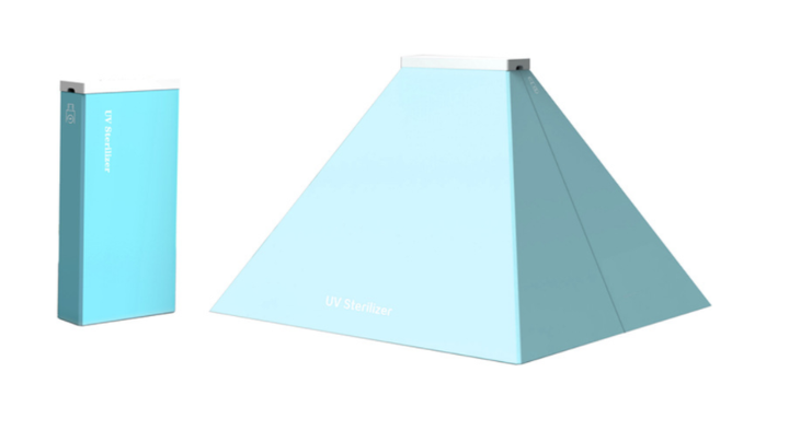 УВЦ стерилізатор кишеньковий для грошей та іншої дрібниці + купол, синій - зображення 1