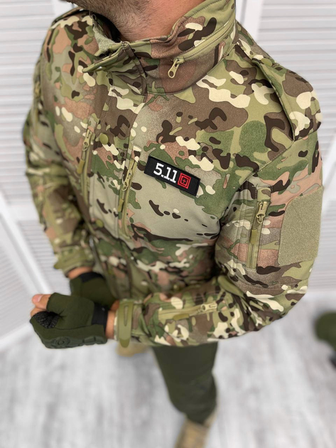 Армейская куртка L софтшел 5.11 мультикам (ML-517) 16-3! + - изображение 1