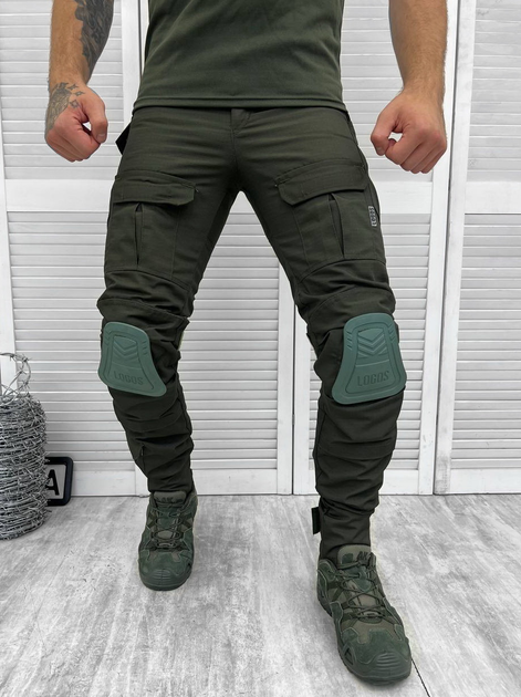 Тактические штаны Logos Олива XL - изображение 2