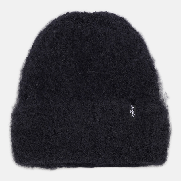 Акція на Шапка жіноча Levi's Women's Fuzzy Beanie 235530-208-59 One Size Regular Black від Rozetka