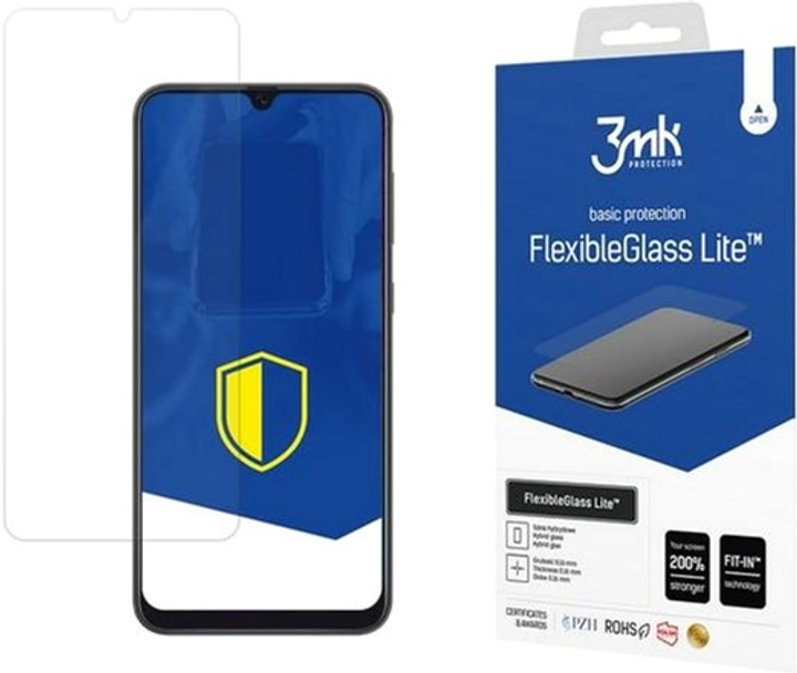 Szkło hybrydowe 3MK FlexibleGlass Lite do Samsung Galaxy A50 (5903108060851) - obraz 1