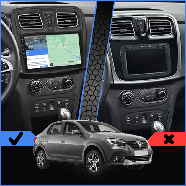 Штатная магнитола Lesko для Renault Logan II Рестайлинг 2018-н.в. экран 10" 2/32Gb/ 4G/ Wi-Fi GPS Premium Рено - Фото 3 Штатная магнитола Lesko для Renault Logan II Рестайлинг 2018-н.в. экран 10" 2/32Gb/ 4G/ Wi-Fi GPS Premium Рено - изображение 3