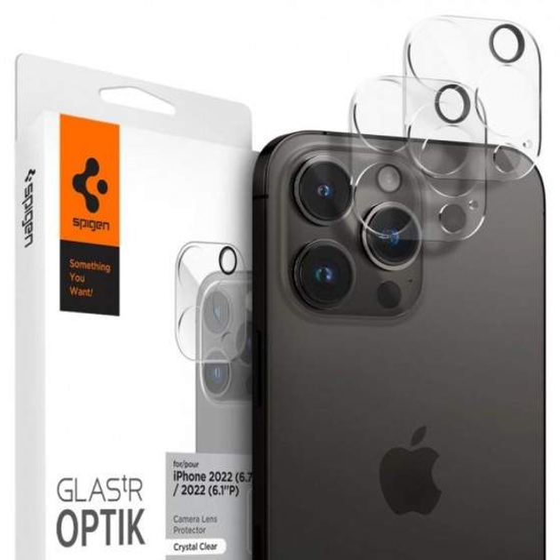 Захисне скло Spigen Ez Fit Optik для Apple iPhone 14 Pro/14 Pro Max 2 szt (8809811866599) - зображення 2