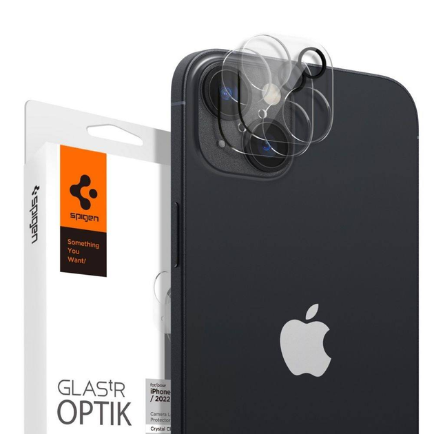 Захисне скло Spigen Optik GlasTr для Apple iPhone 14/14 Plus 2 szt (8809811866605) - зображення 2