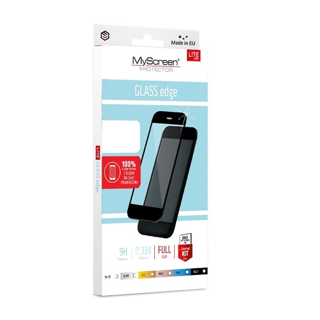 Захисне скло MyScreen Diamond Glass Edge Lite для Oppo A53/A53s/Realme 7i/C17 чорне (5901924998389) - зображення 2