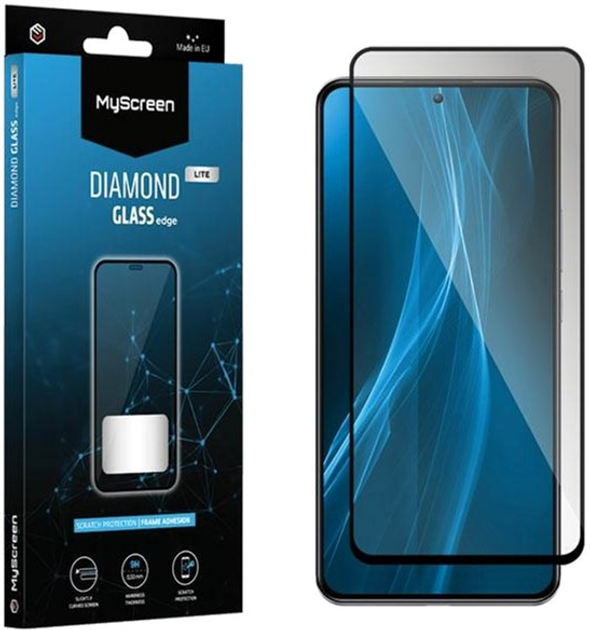 Захисне скло MyScreen Diamond Glass Edge Lite для Realme 10 чорне (5904433214988) - зображення 1