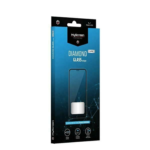 Захисне скло MyScreen Diamond Glass Edge Lite для Samsung Galaxy A12/M12 чорне (5901924996026) - зображення 2